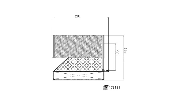 Air Filter 173131 FEBI