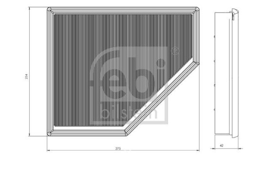 Air Filter 173185 FEBI, Image 4