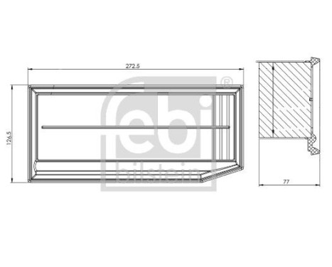 Air Filter 174599 FEBI, Image 3