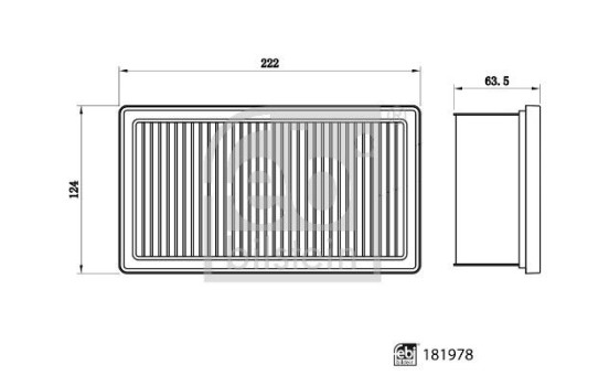 air filter 181978 FEBI, Image 3