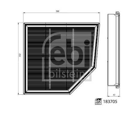 air filter 183705 FEBI, Image 3