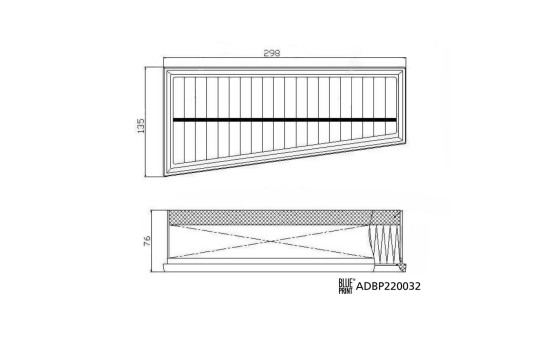 Air Filter ADBP220032 Blue Print