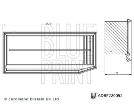 Air Filter ADBP220052 Blue Print, Image 3