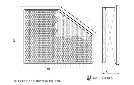 Air filter ADBP220065 Blue Print, Image 3
