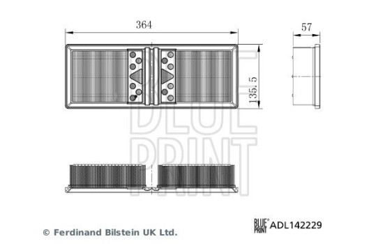 Air Filter ADL142229 Blue Print, Image 5