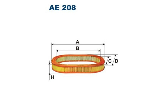 Air filter AE 208 Filtron