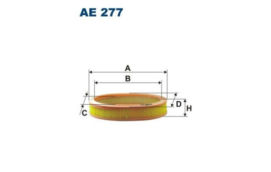 Air filter AE 277 Filtron