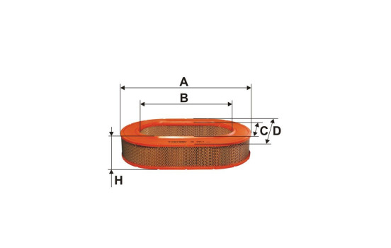 Air filter AE 345/1 Filtron, Image 2