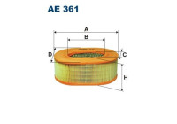 Air filter AE 361 Filtron