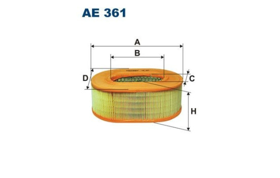 Air filter AE 361 Filtron