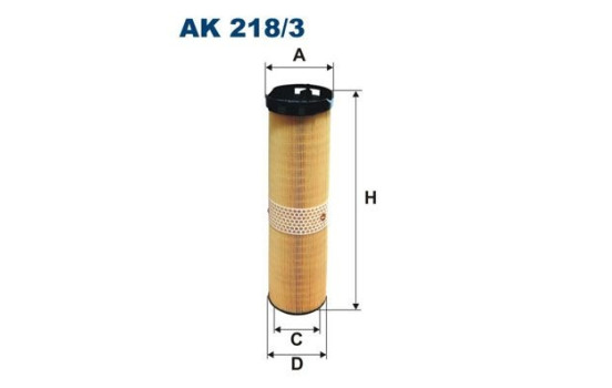Air filter AK 218/3 Filtron