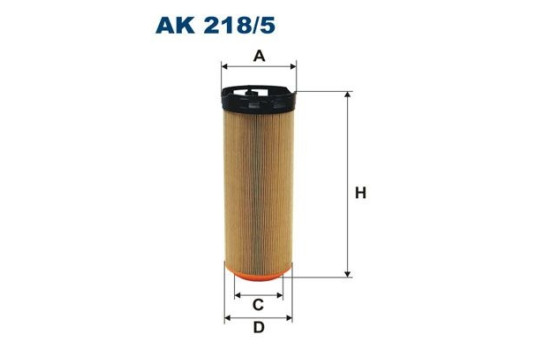 Air filter AK 218/5 Filtron