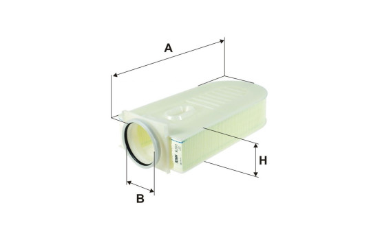 Air filter AK 218/9 Filtron, Image 2
