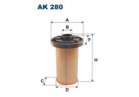 Air filter AK 280 Filtron