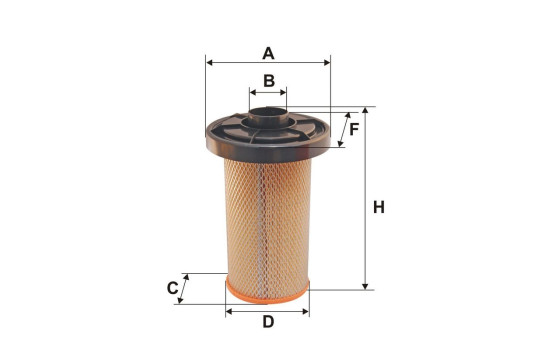 Air filter AK 280 Filtron, Image 2