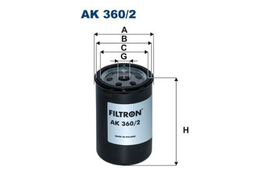 Air filter AK 360/2 Filtron