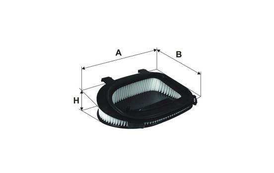 Air filter AK 362/6 Filtron, Image 2
