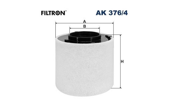 Air filter AK 376/4 Filtron