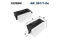 Air filter AK 381/1-2x Filtron