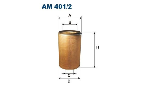 Air filter AM 401/2 Filtron