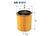 Air filter AM 412/3 Filtron