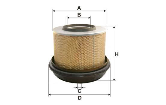 Air filter AM 425 Filtron, Image 2