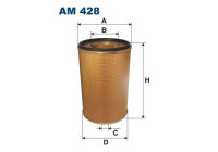 Air filter AM 428 Filtron