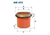 Air filter AM 433 Filtron