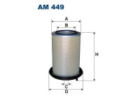 Air filter AM 449 Filtron