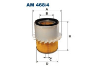 Air filter AM 468/4 Filtron