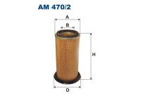 Air filter AM 470/2 Filtron