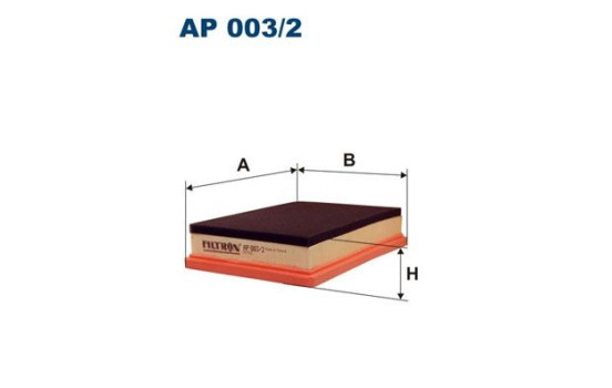 Air filter AP 003/2 Filtron