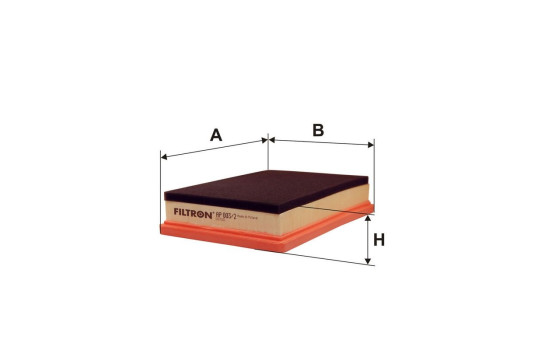 Air filter AP 003/2 Filtron, Image 2