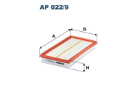 Air filter AP 022/9 Filtron