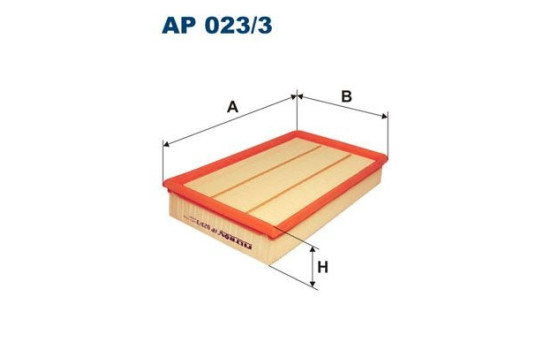 Air filter AP 023/3 Filtron