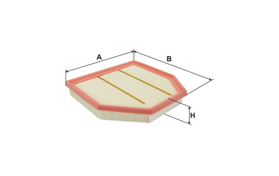 Air filter AP 025/3 Filtron, Image 2