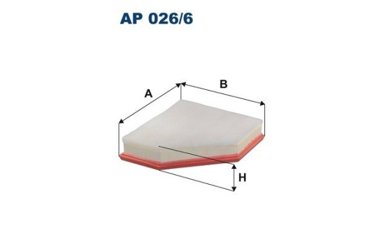 Air filter AP 026/6 Filtron