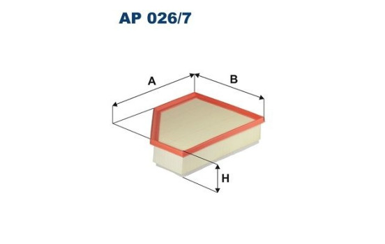 Air filter AP 026/7 Filtron