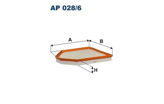 Air filter AP 028/6 Filtron