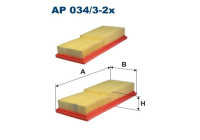 Air filter AP 034/3-2x Filtron