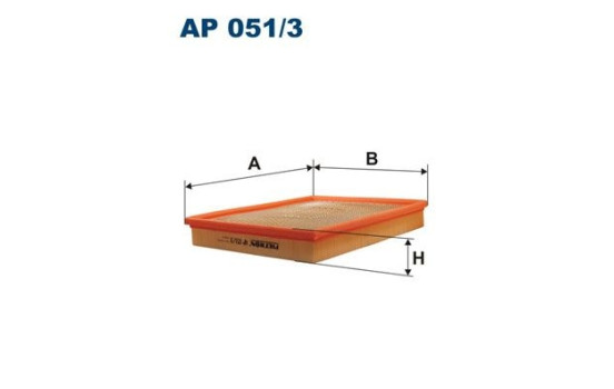 Air filter AP 051/3 Filtron