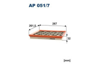Air filter AP 051/7 Filtron