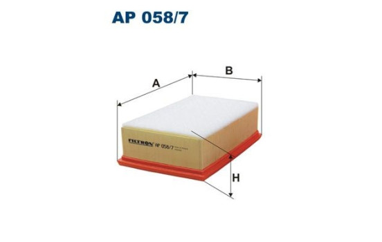 Air filter AP 058/7 Filtron