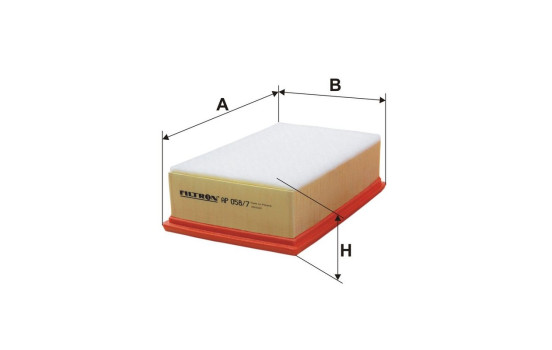 Air filter AP 058/7 Filtron, Image 2