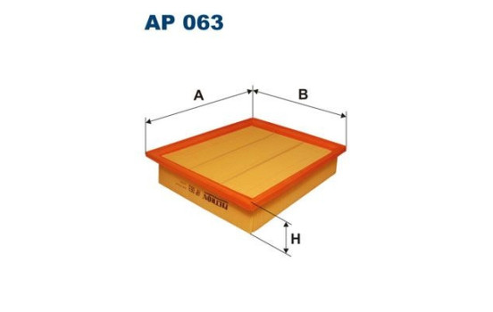 Air filter AP 063 Filtron
