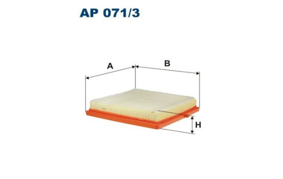 Air filter AP 071/3 Filtron