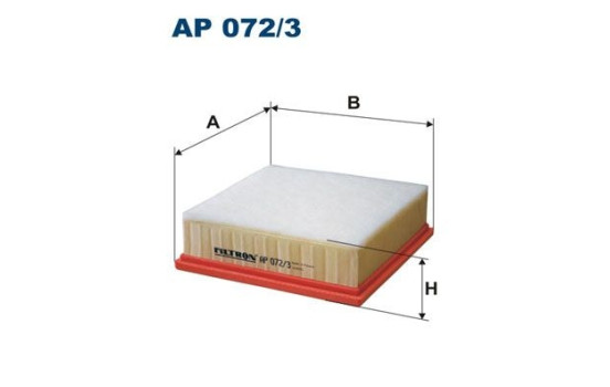 Air filter AP 072/3 Filtron