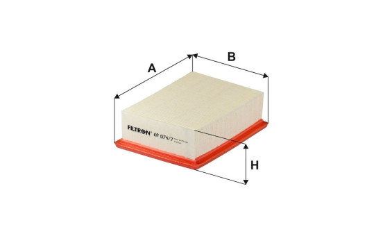 Air filter AP 074/7 Filtron, Image 2