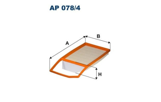 Air filter AP 078/4 Filtron