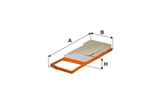 Air filter AP 078/5 Filtron, Image 2